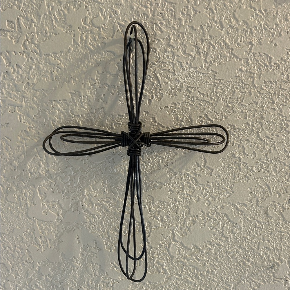 3 for $20 bundle! Iron Wire Wall Cross Decor